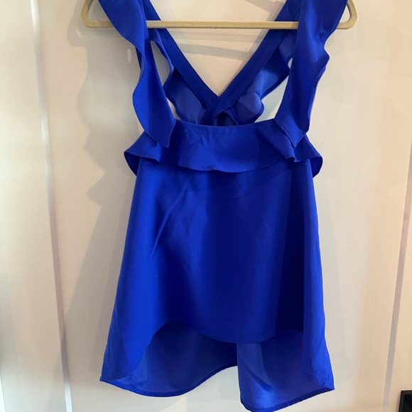 Banana Republic CROSS-FRONT RUFFLE TOP - Picture 5 of 5